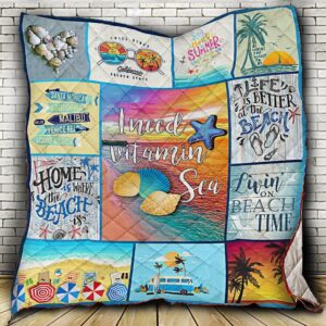 Enjoy The Beach Quilt Bt13_0908  Quilt
